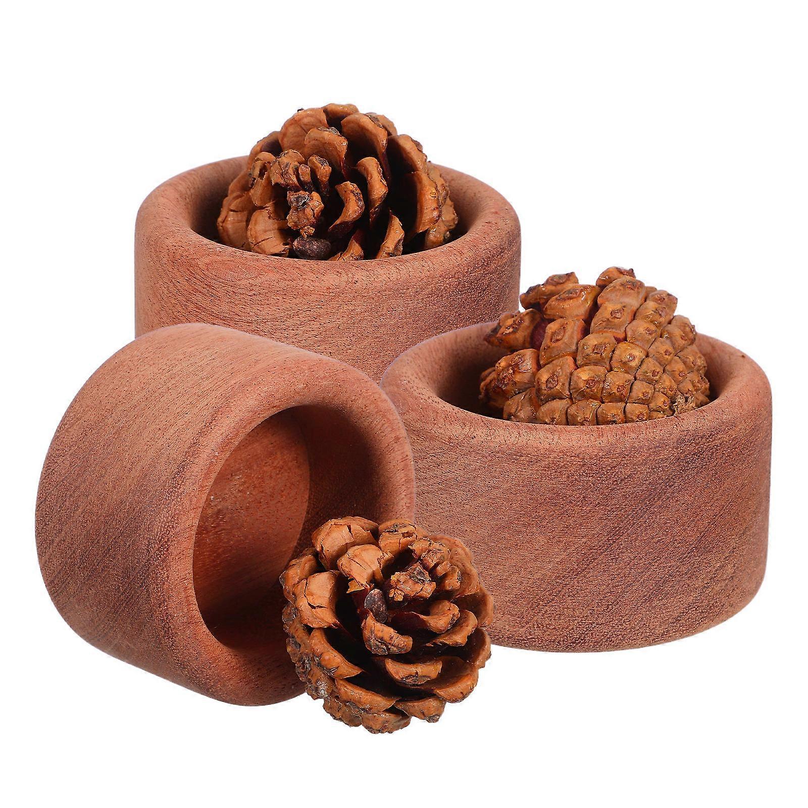 Natural Wooden Essential Oil Diffuser for Car Use 3Pcs Aromatherapy