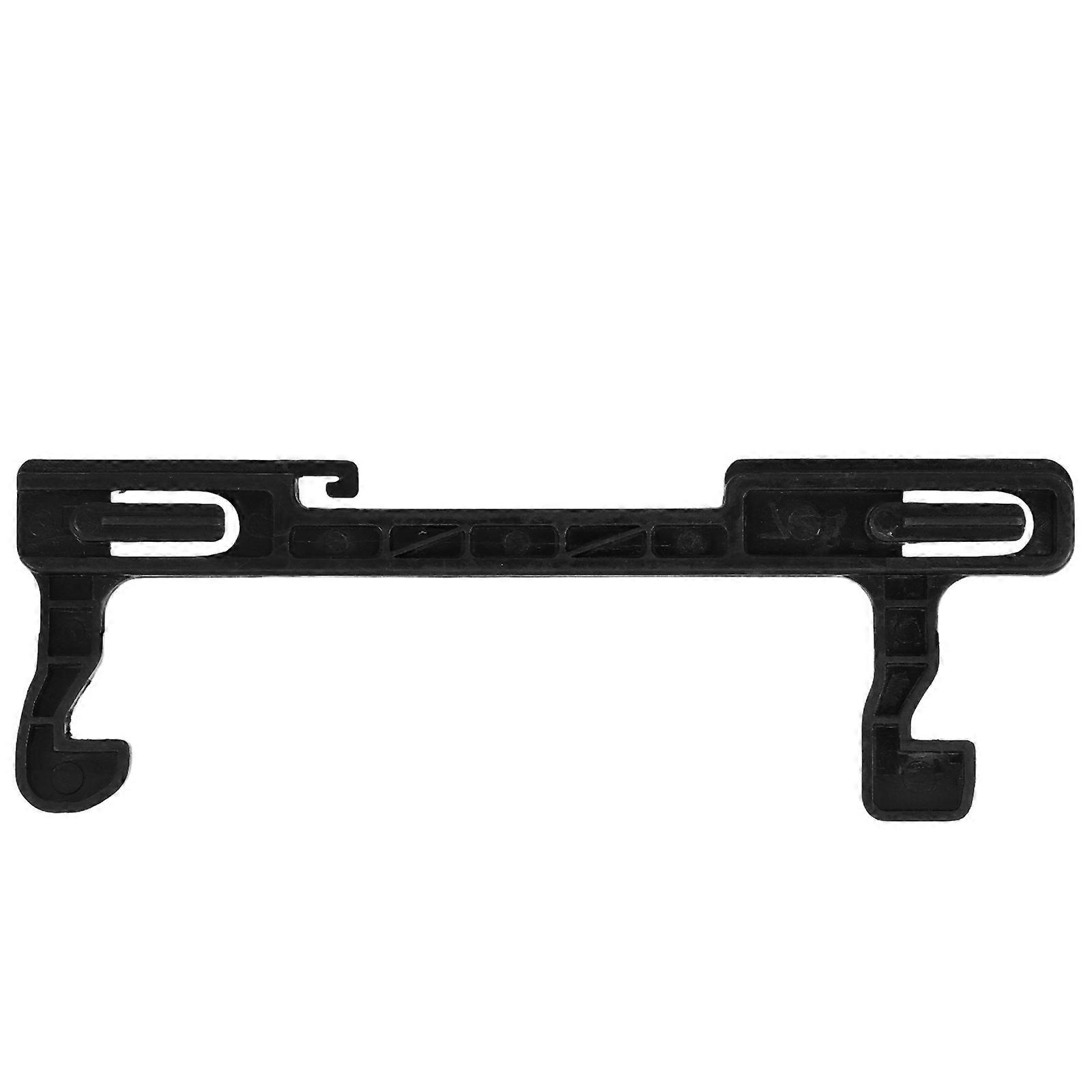 Microwave Door Lock Hook Black ABS Material Easy Installation Secure Locking Mechanism for