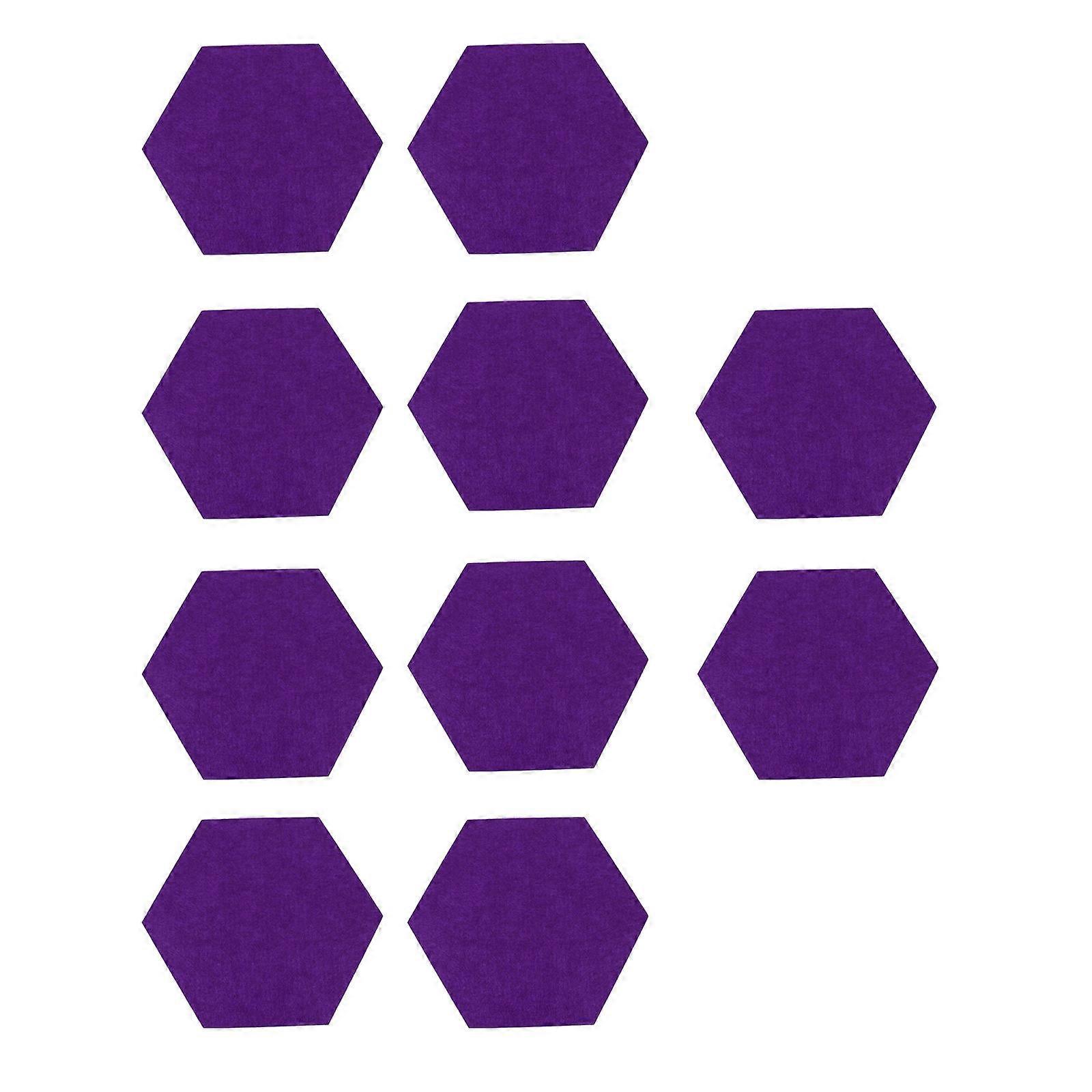 Hexagon Felt Message Board for Home Use with 10Pcs Felt Photo Display Boards