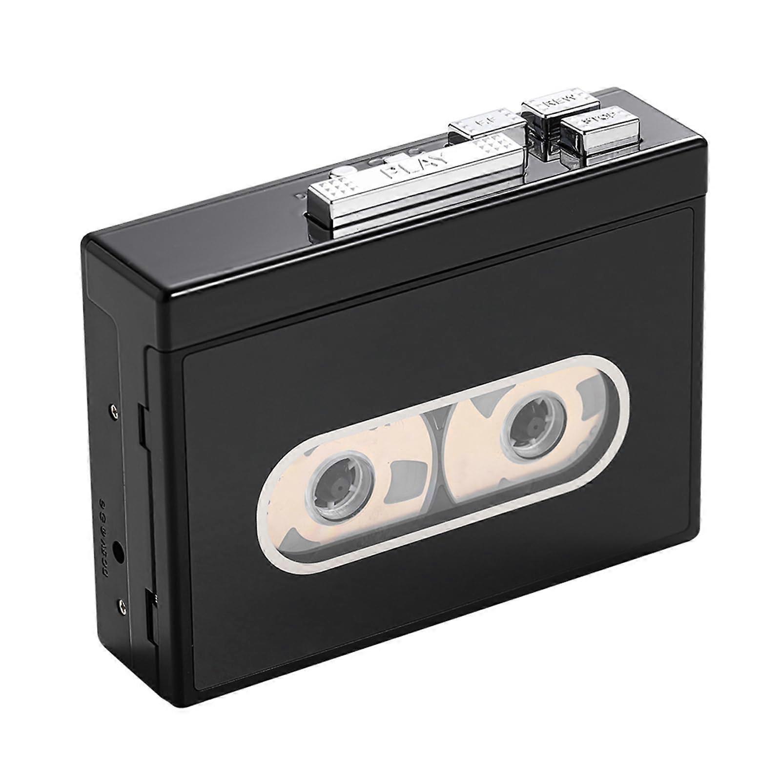 Portable Cassette Player Bluetooth FM Tape Player Auto Reverse Function Convert Cassette Tapes To MP3 Converter