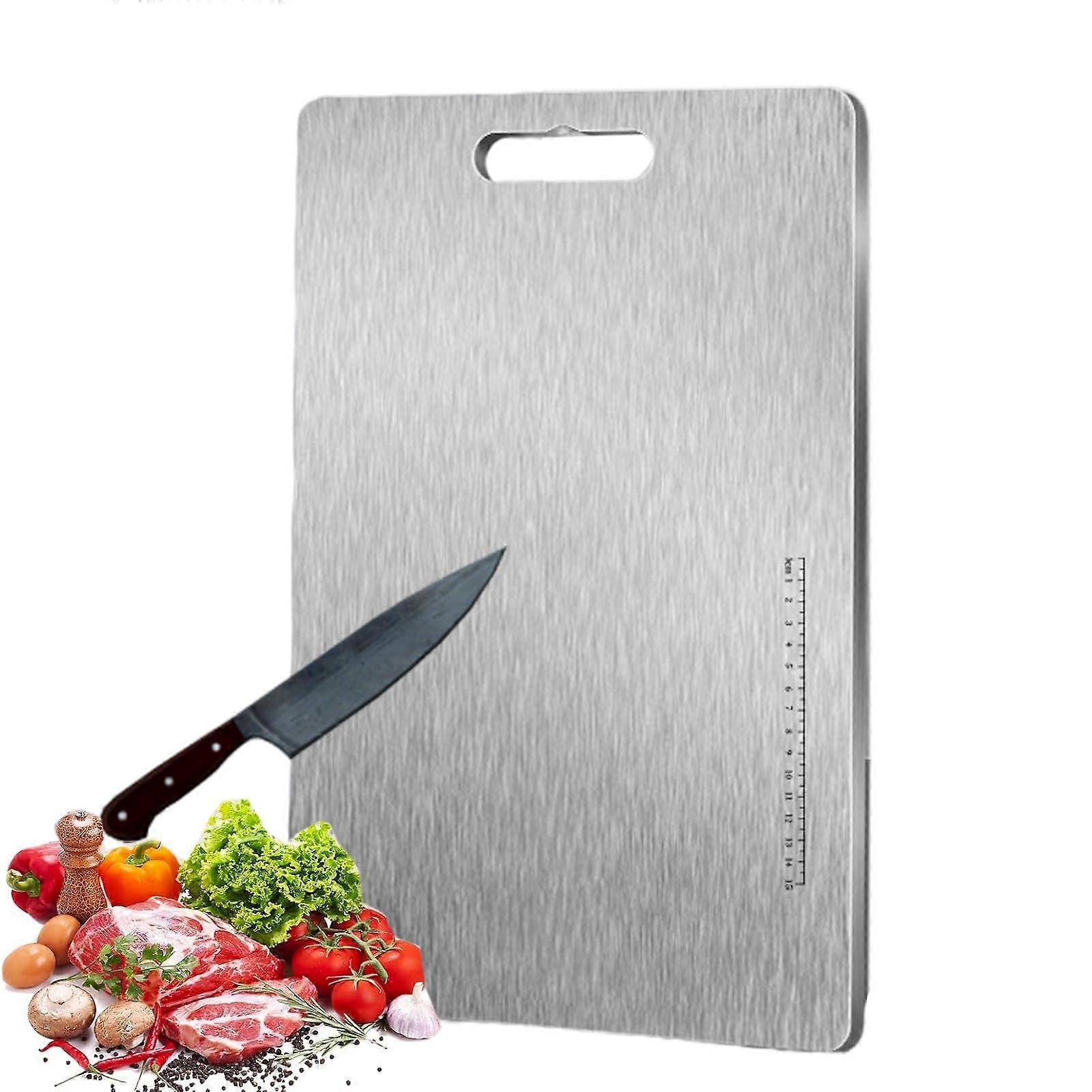 Titanium Cutting Board Scratch Resistant Odor  Hygienic for Meat Fruit Vegetables 39x28cm