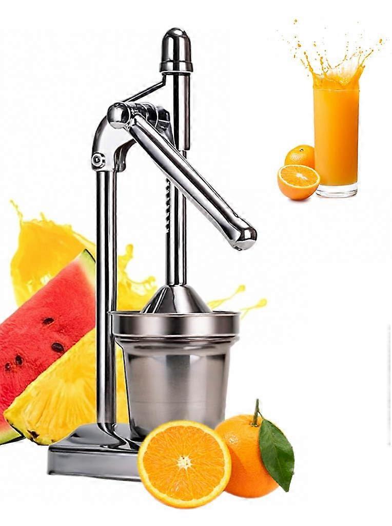 Manual Citrus Juicer Press Stainless Steel Lemon Squeezer with ExtraLong Lever Ergonomic Grip
