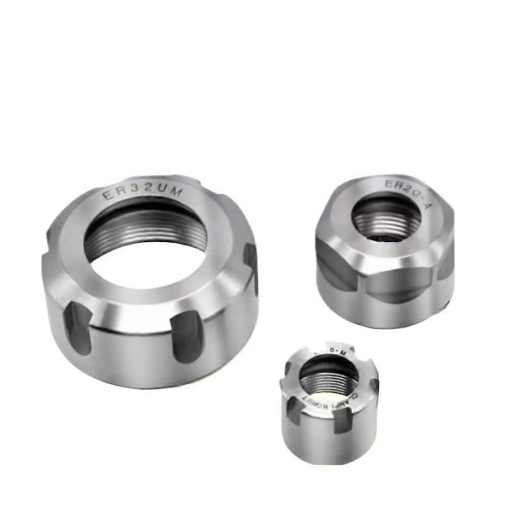 ER25UM M32 Collet Chuck Nut for CNC Lathe and Milling, Precision Clamping with Vibration Reduction
