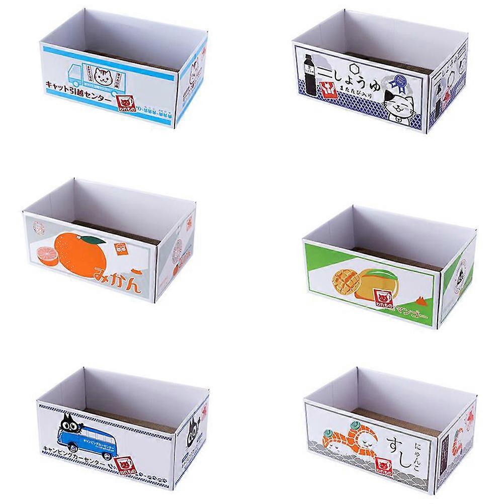 Cat Cardboard Box Corrugated Case Cat Claw Grind Function