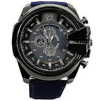 Orologio sportivo di moda maschile Business Casual Grande quadrante cintura orologio al quarzo