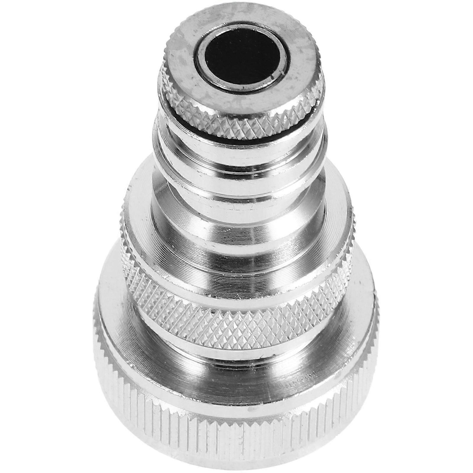 Sink to Hose Adapter for Washing Machine with Quick Connect Fitting Faucet Adapter Made of Galvanized Brass Silver Color