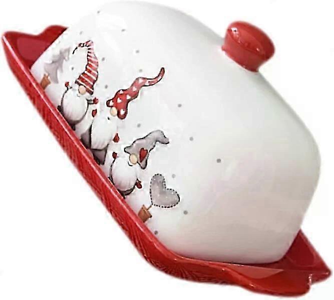 Ceramic Butter Dish, 1 Piece, Multi-functional For Food Preservation