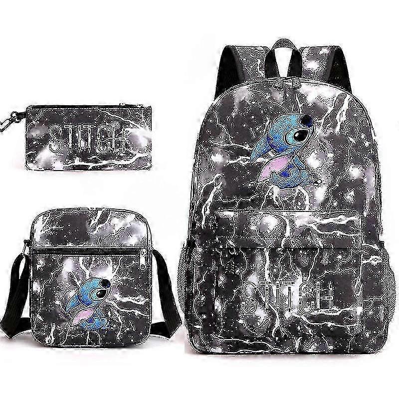 Lilo Stitch Backpack Three-piece Set School Bag 25-26