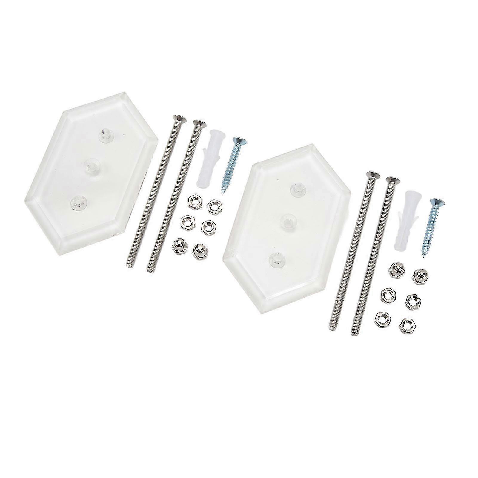 2 Sets Skateboard Wall Mount Deck Rack for Display and Storage 25-26