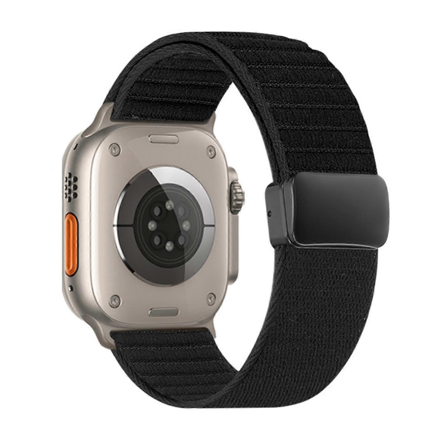 Magnetic Buckle Wave Pattern Nylon Watch Band