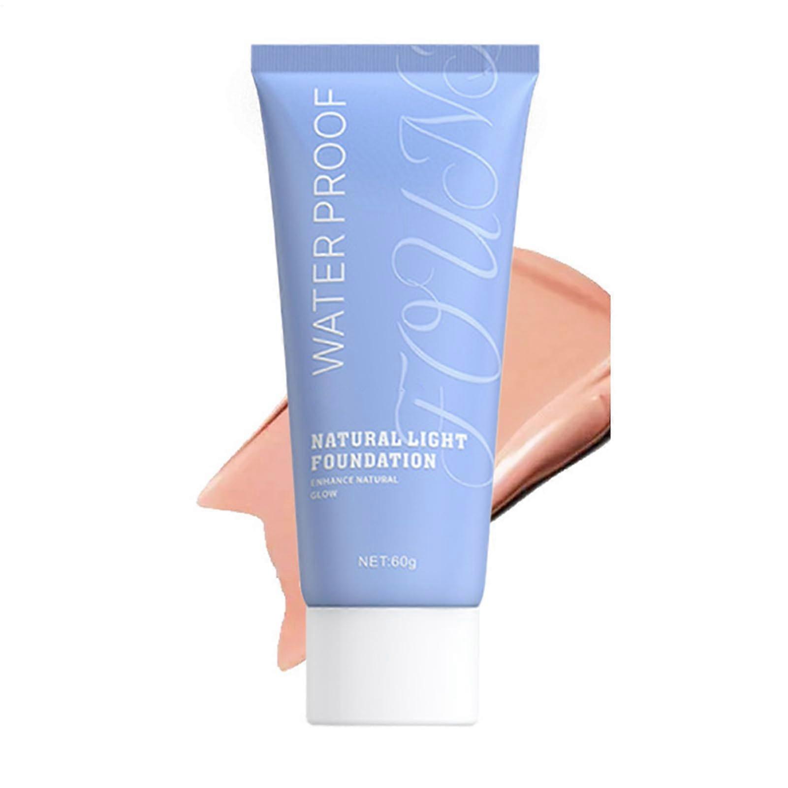 Liquid Foundation Full Coverage Oil Control Waterproof Makeup with Concealer 60ml Matte Finish