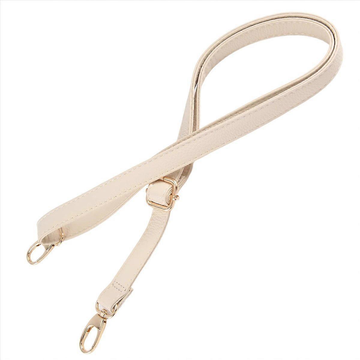 DIY Replacement Leather Bag Shoulder Strap Handle 140*2cm, Beige