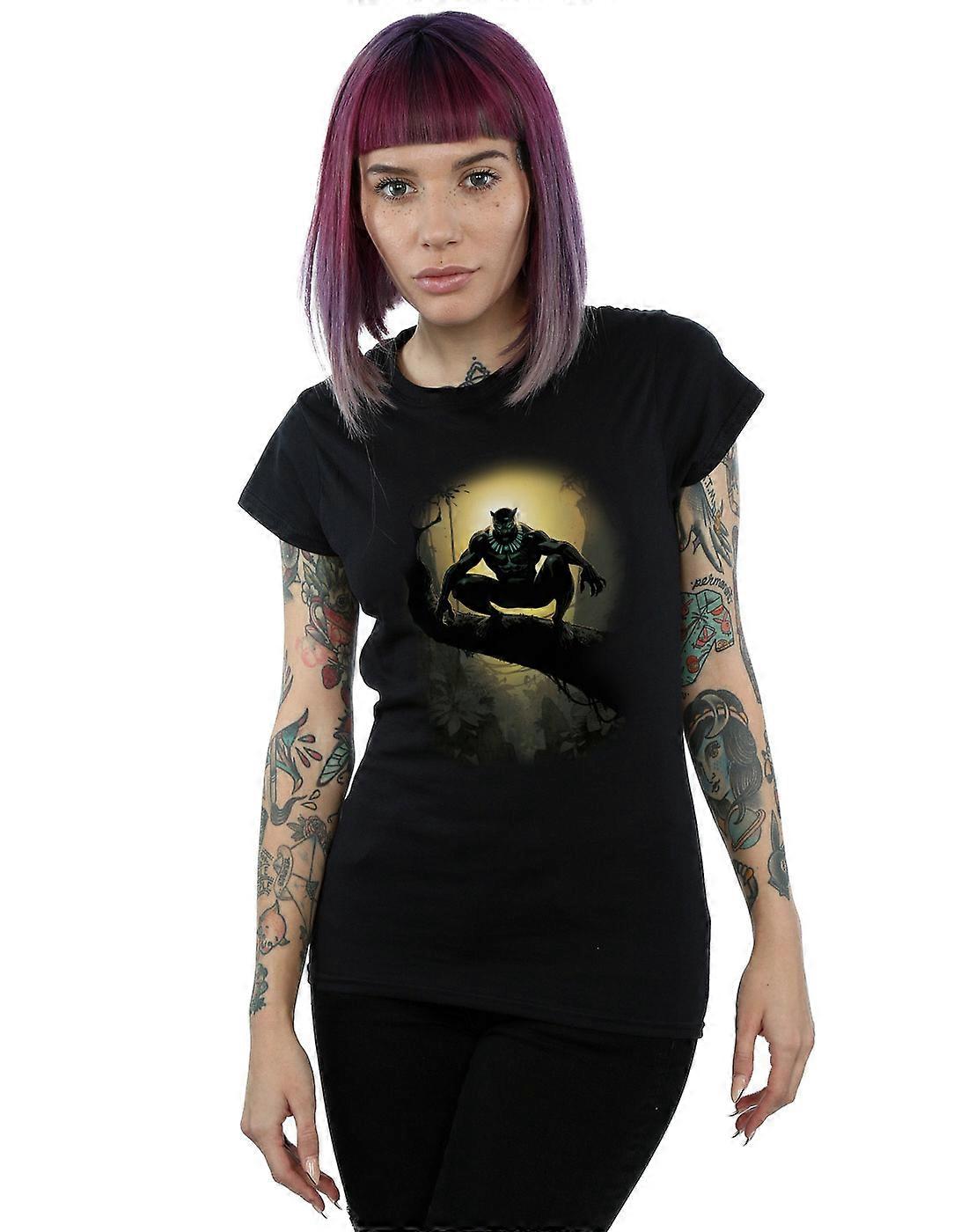 Marvel Women's Black Panther Crouching T-Shirt