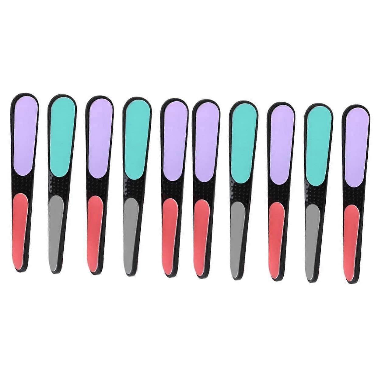 20 Pcs Professional Nail Files and Buffer Block Set for Acrylic Nails DoubleSided Design