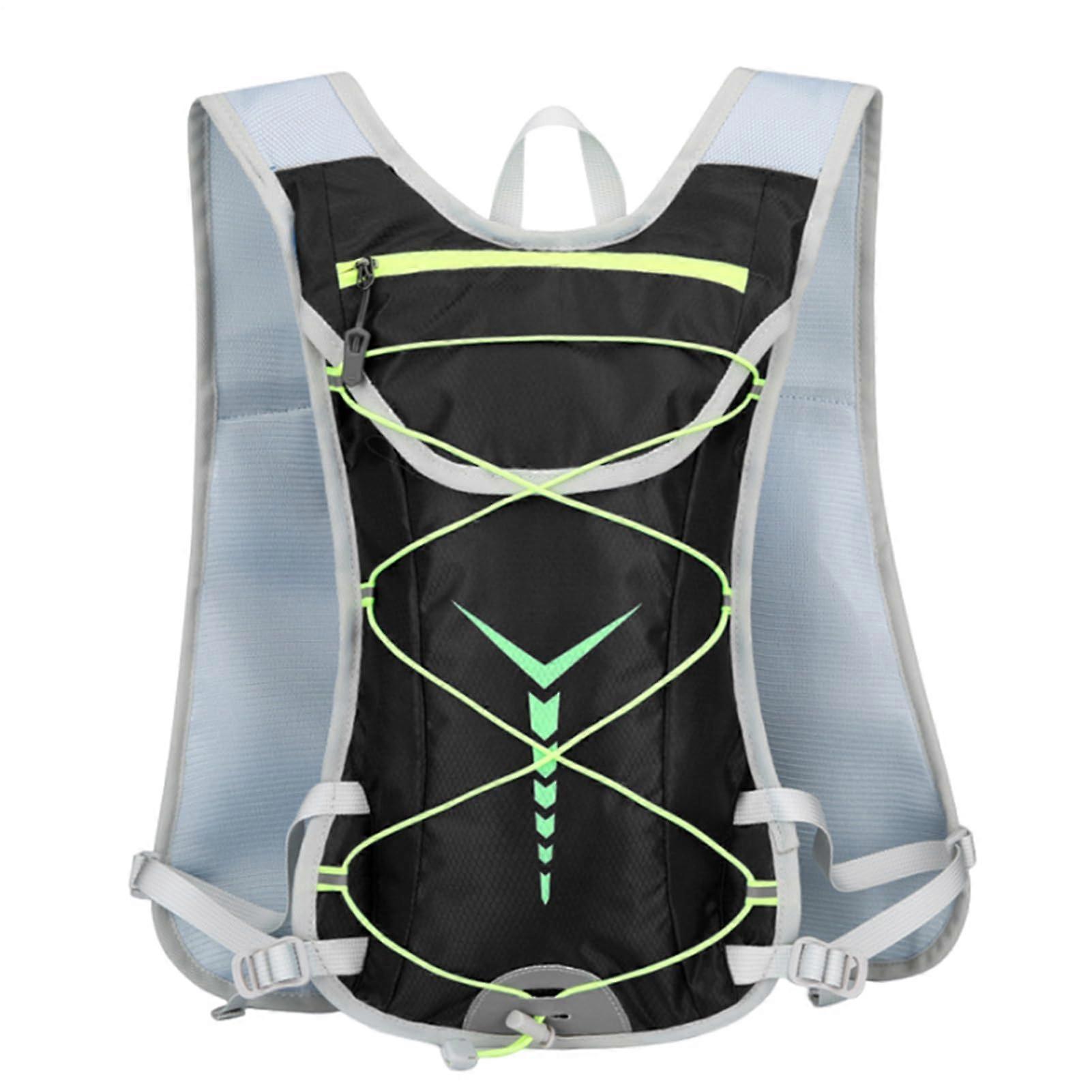 Hydration Backpack with Waterproof Breathable Fabric, Reflective Strips, Adjustable Straps for Hiking and Cycling