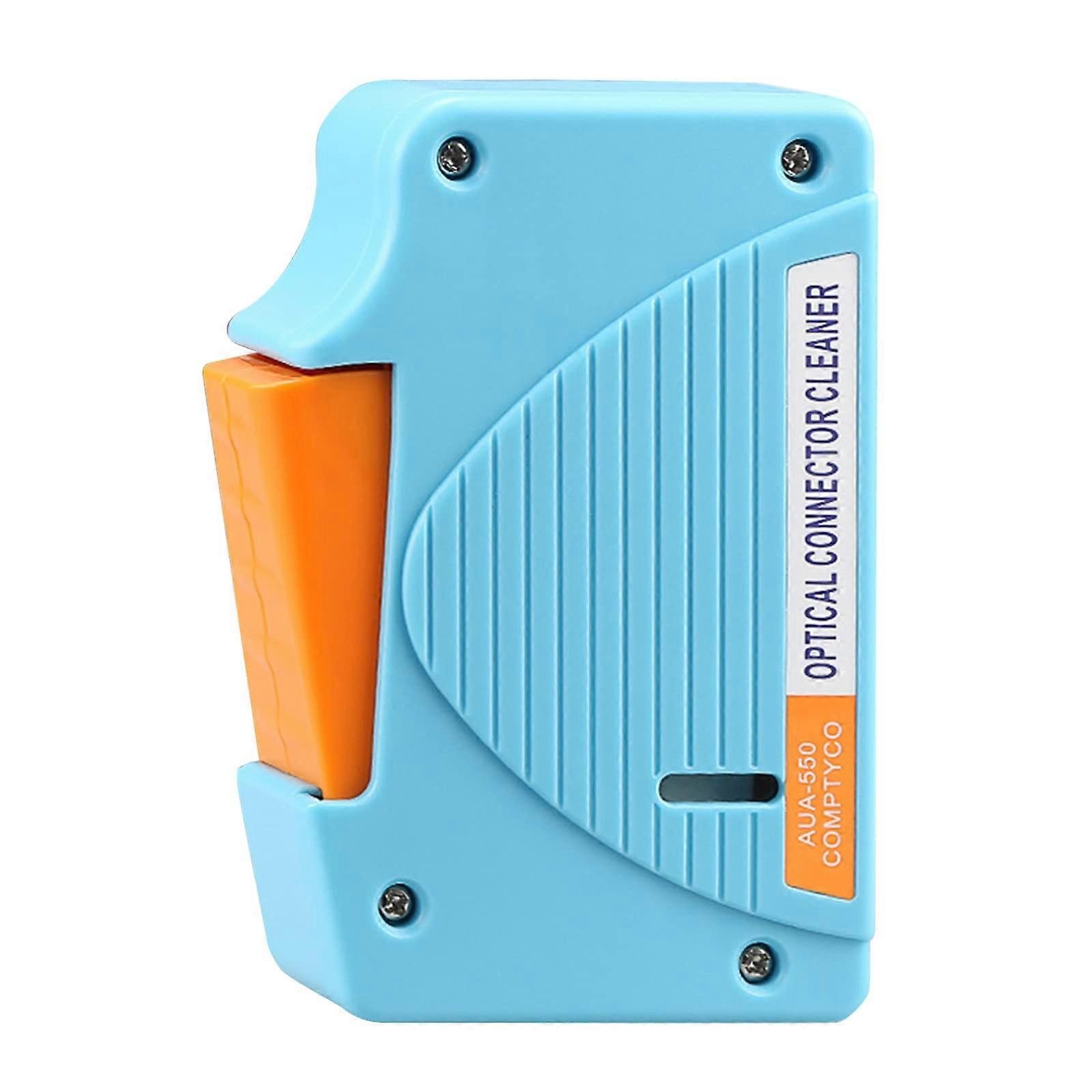 Fiber Optic Connector Cleaner with Replaceable Cleaning Tape for ST Pigtail End Face Cleaning Box