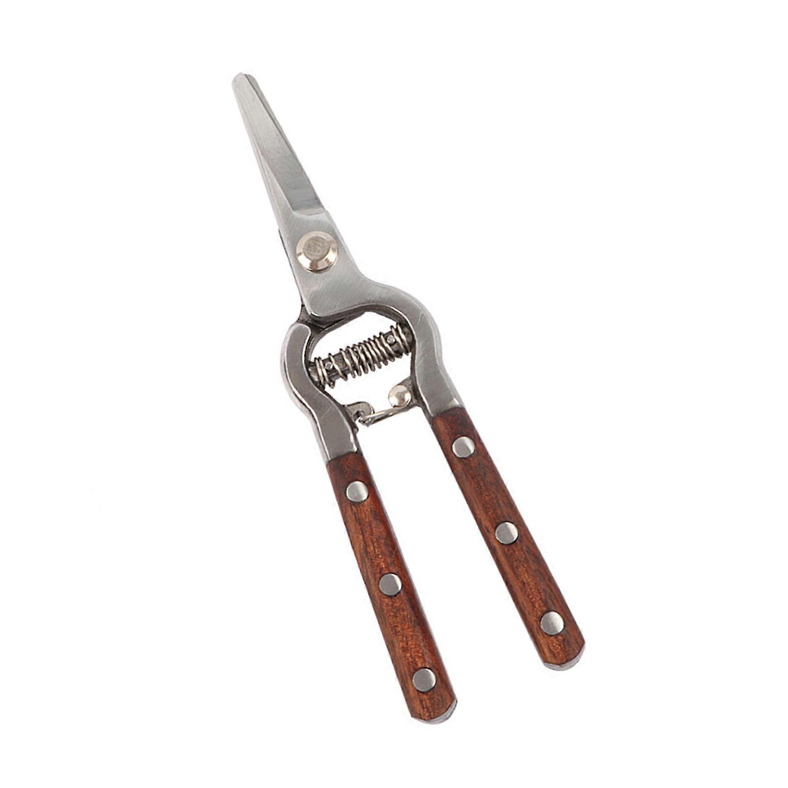 Professional Heavy Duty Pruning Shears Scissors Featuring Leverage Cutting Technology and Safety Lock for Secure Storage Multicolor