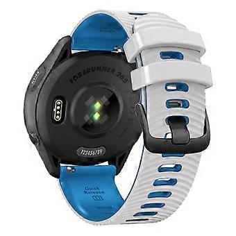 Pasek silikonowy dwukolorowy do zegarków Coros Pace 3/Apex 46 mm/Apex Pro o szerokości 22 mm