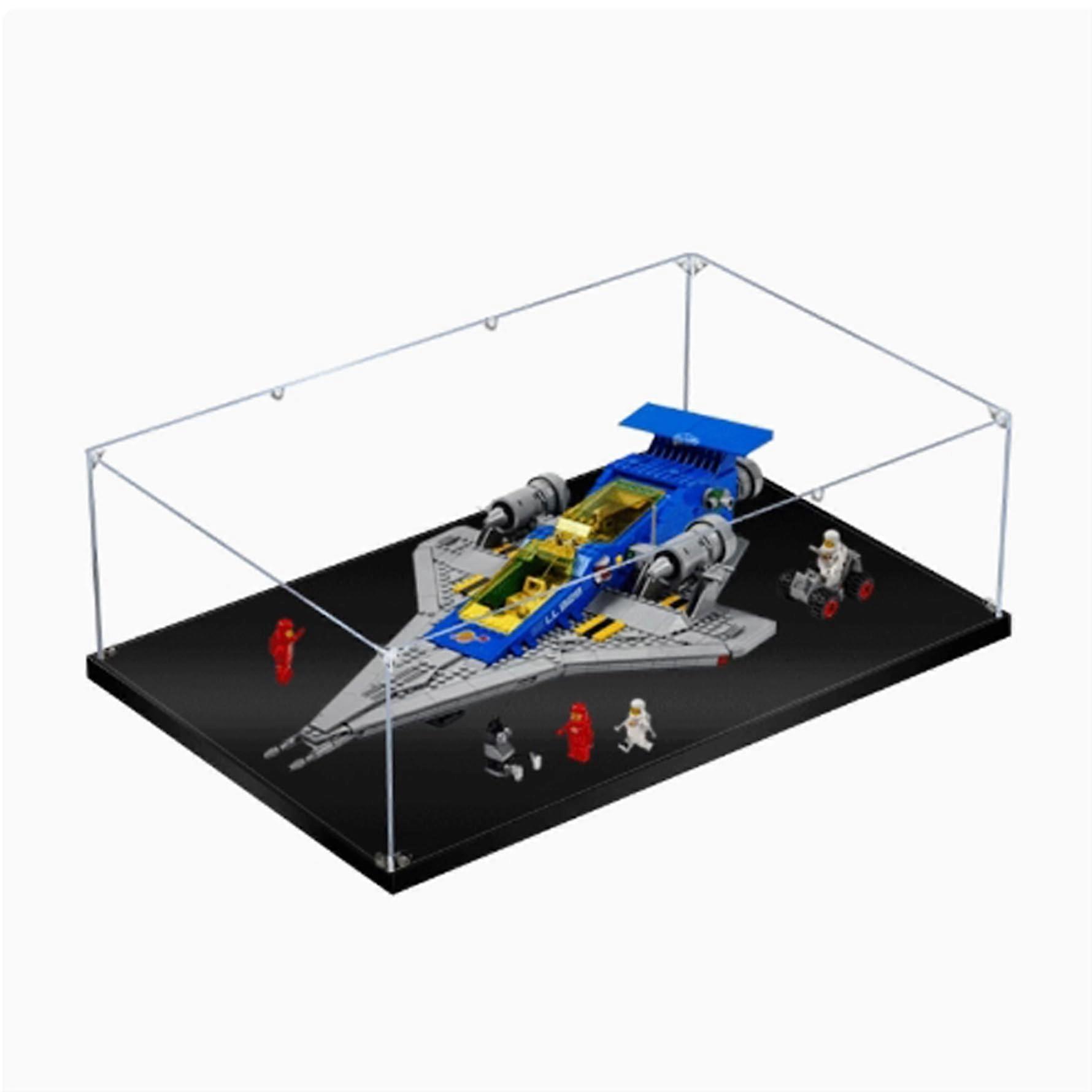 Acrylic Display Case for  10497 Explorer Set, Transparent Dustproof Stackable 360° View