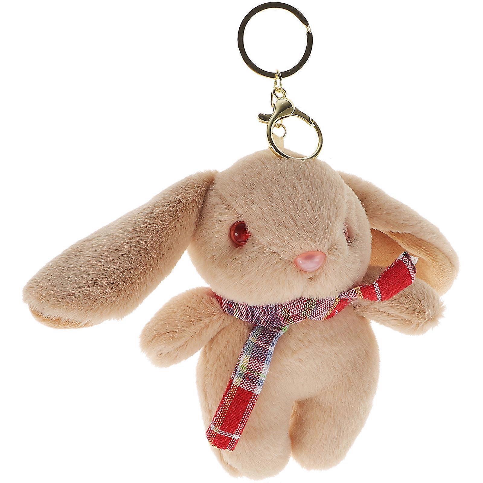 Stuffed Rabbit Keychain Plush Pendant for Decoration