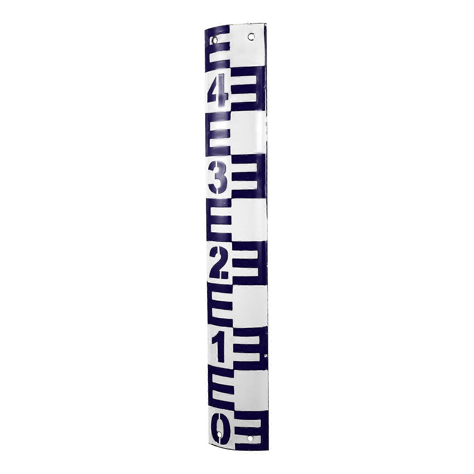 Blue Water Level Gauge Enamel Tool for Water Level Observation