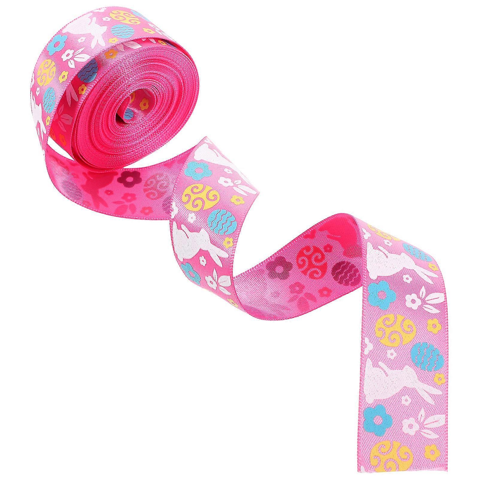 Easter Ribbon Gift Wrapping Ribbon for Clothes Use 1 Roll Polyester