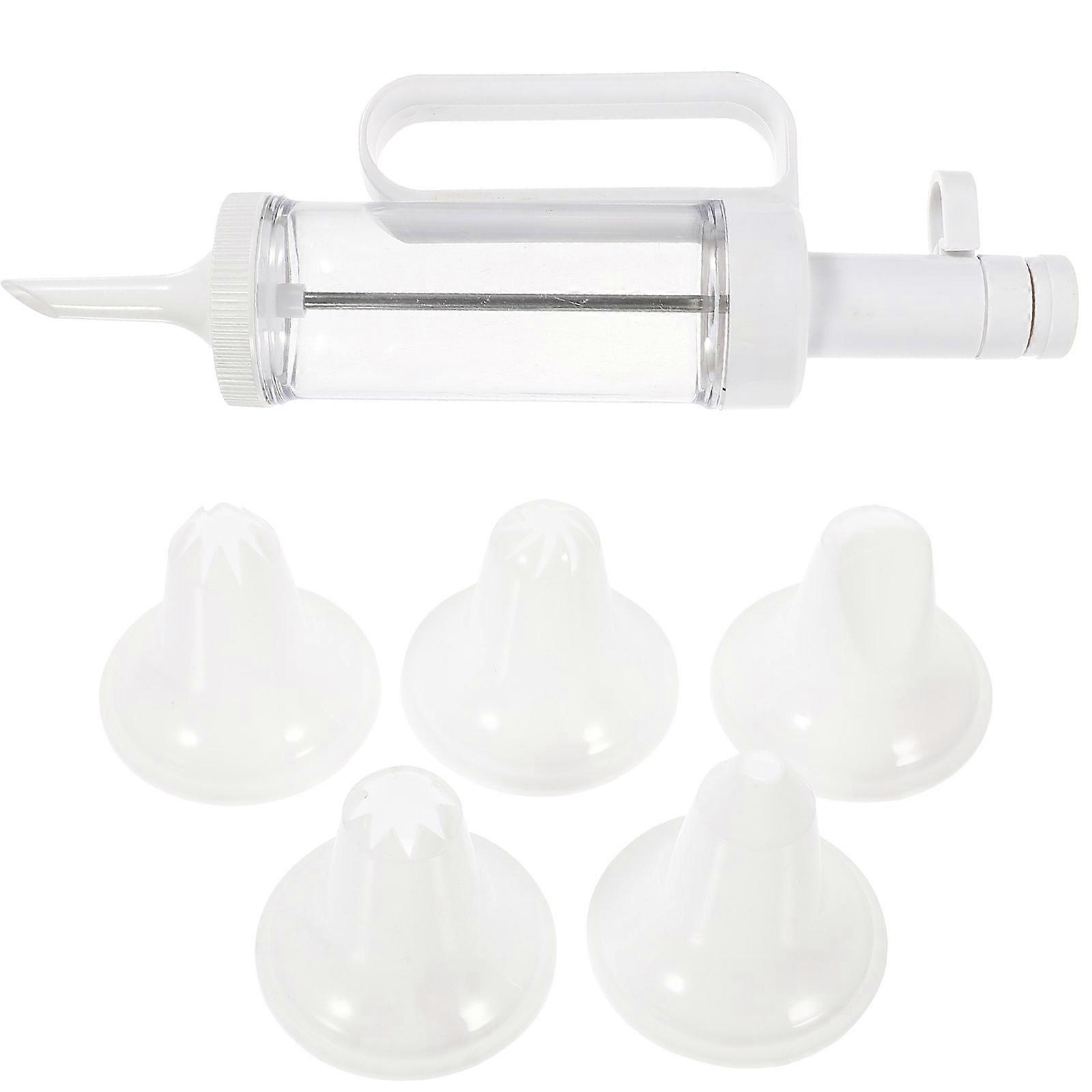 Biscuit Decoration Tool Cookie Press Tool for Baking 1Set White Mold