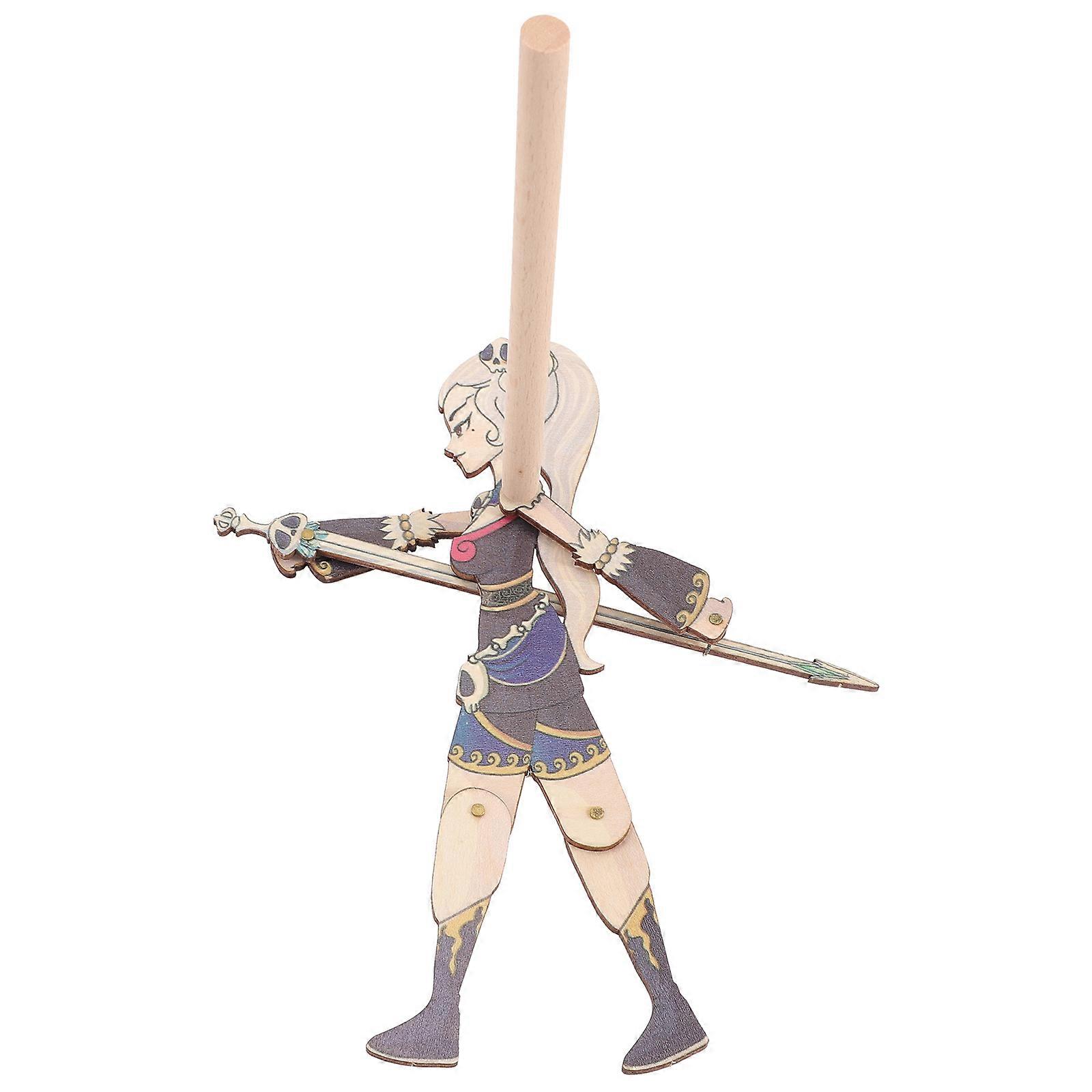 Shadow Wooden Puppet Toy for Kids Education