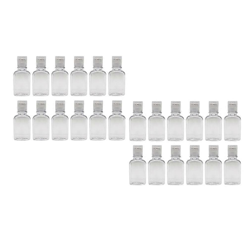 35Pcs Octagonal Bottles for Storage Use Transparent Pet Containers