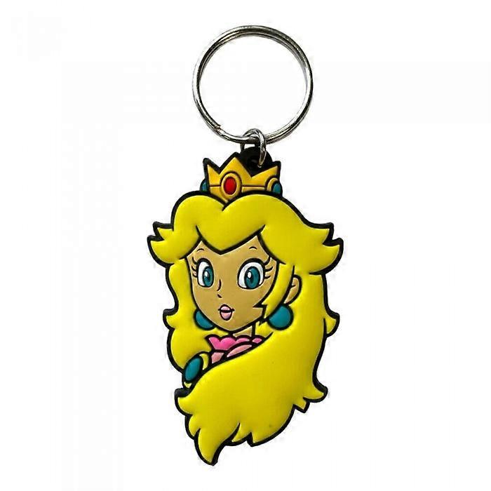 Super Mario PVC Princess Peach Keyring