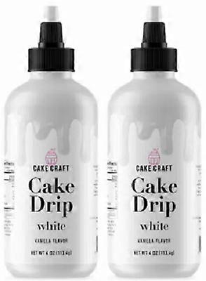 Pastel artesanal Drip Blanco 2 Pack