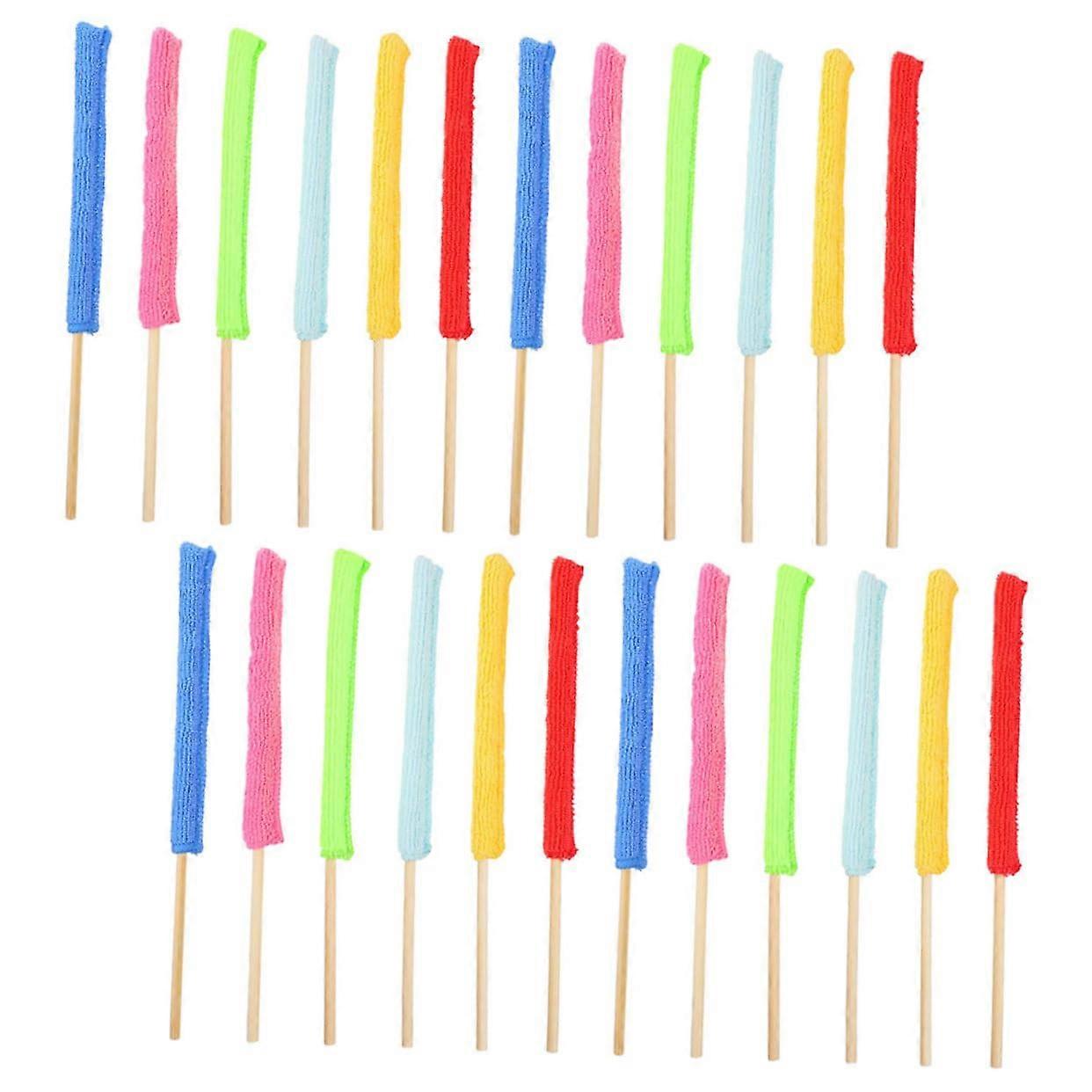 Extendable Microfiber Duster Set 24Pack Retractable Gap Dust Cleaner for Home Car Office