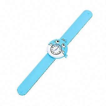 Cartoon dieren kinderhorloge, quartz polshorloge voor kinderen en studenten, speelgoed (walvisontwerp)