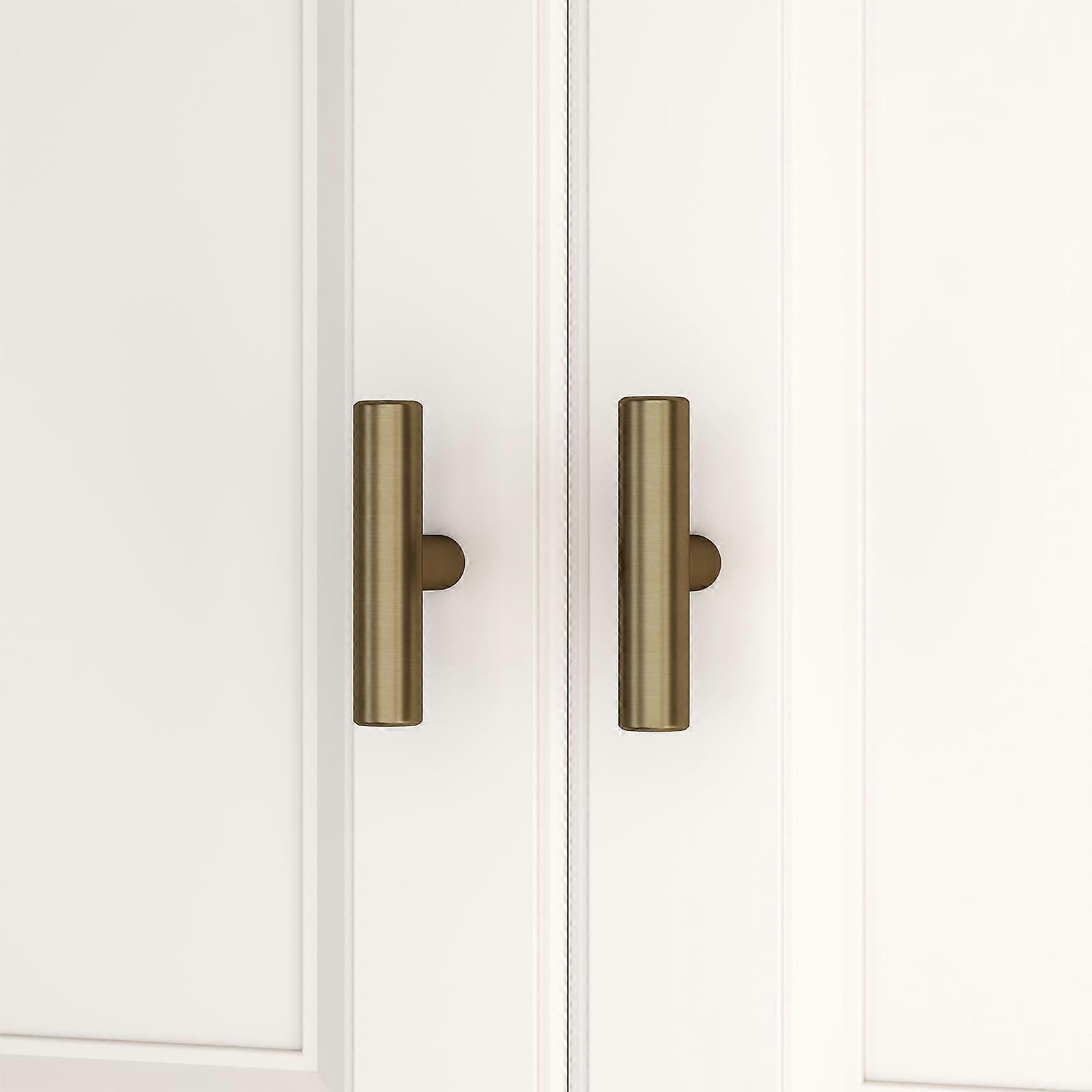 Matte Black Cabinet Hardware Stainless Steel Drawer Knobs 30 Pack - Kitchen Cabinet Door Knobs