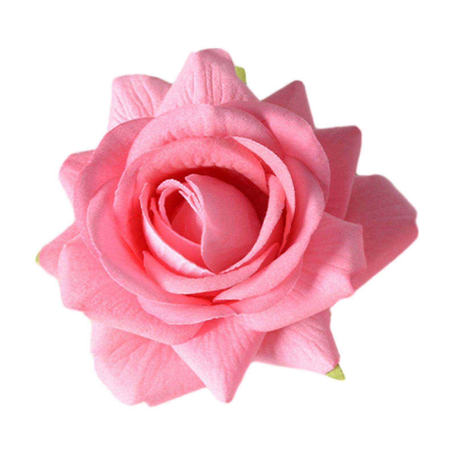 Artificial Rose Flower Head Soft for Daily Use Practical Design for Ho