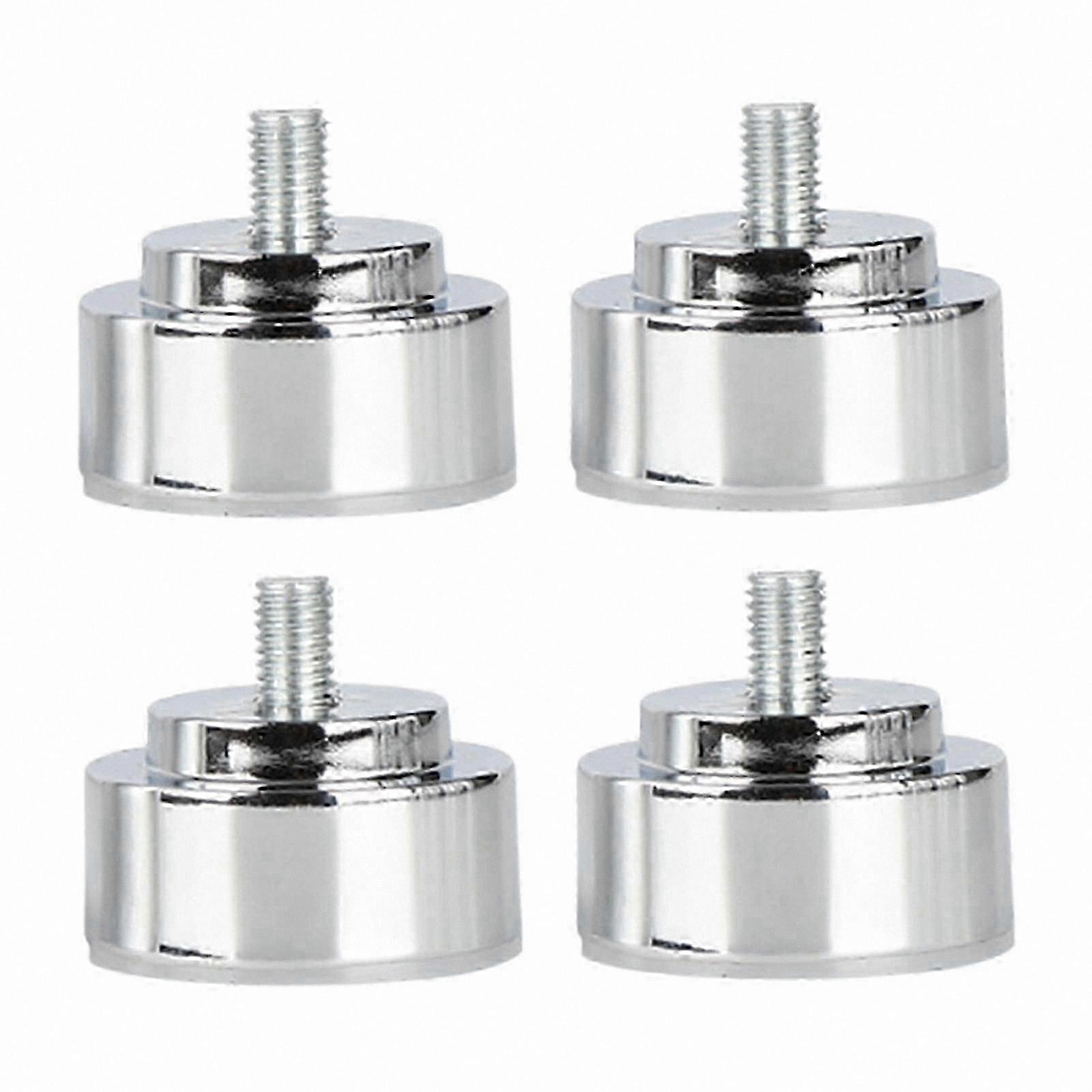 Adjustable M10 Threaded Metal Legs for Sofas, Beds, Tables, and Wardrobes, Heavy Duty Furniture Support, Set of 4