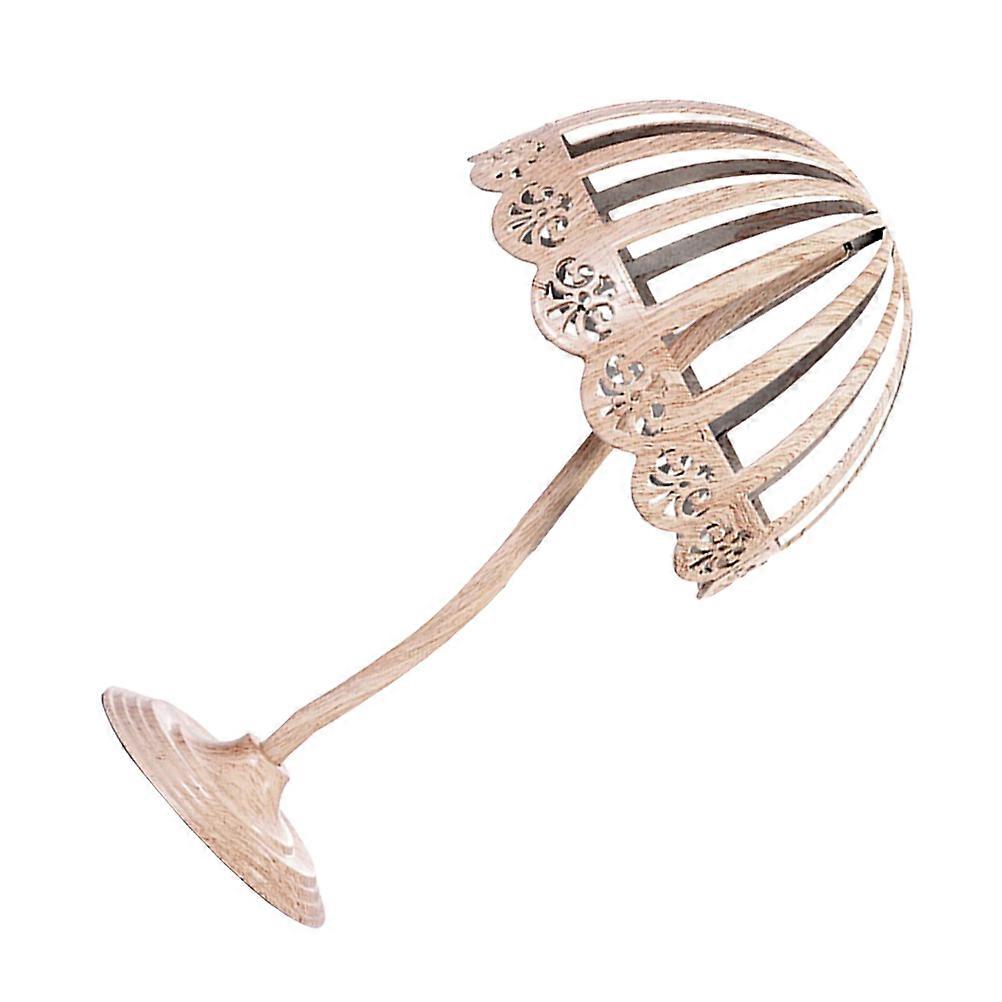 Khaki Hat Display Holder for Store 2Pcs Practical Hat Display Rack Stand