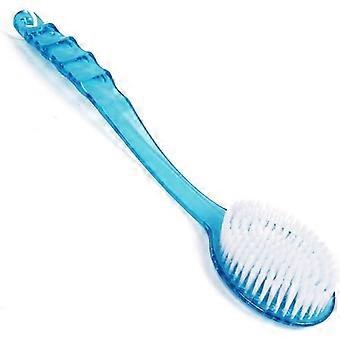 Blue Brush with Long Handle for Massaging Rubbing the Back Shower Bath Washing Helper