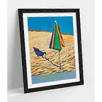 BEACH UMBRELLA DAVID HOCKNEY Stress Reliever Jigsaw Puzzle AY0141