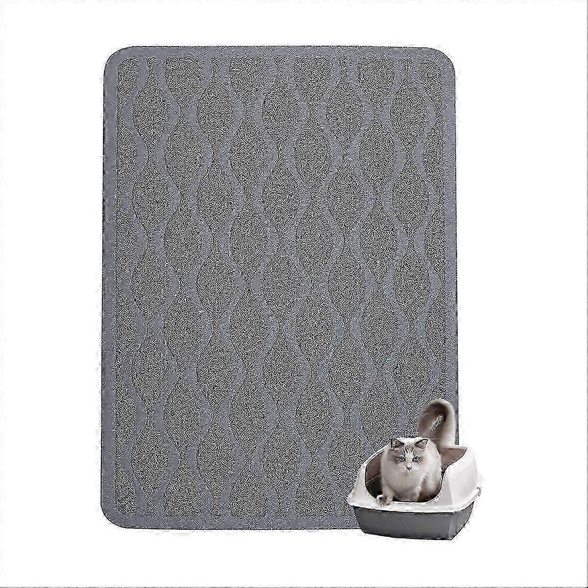 Cat Litter Mat, Large Cat Litter Trapping Mat Scatter Control