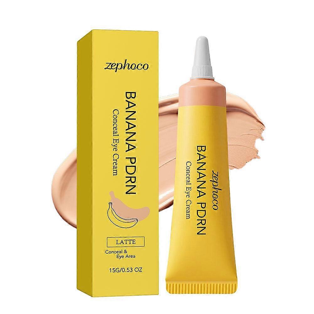 BANANA PDRN Conceal - Crema hidratante para el contorno de ojos y cobertura de ojeras. Cuidado de la piel coreano.