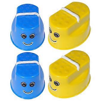4pcs Kindergarten Stepper Lustige interaktive Balance Stelzen Spielzeug für das Training