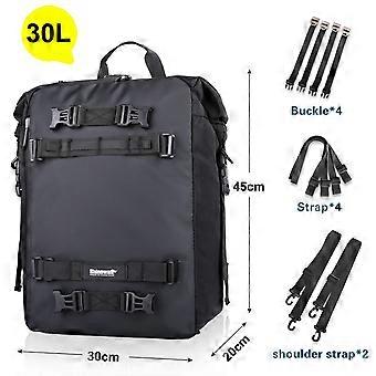 Rhinowalk Motorcycle Rear Seat Bag Waterproof Luggage Pack10L 20L 30L Multi-Function Side Bag Bumper Modification Bale