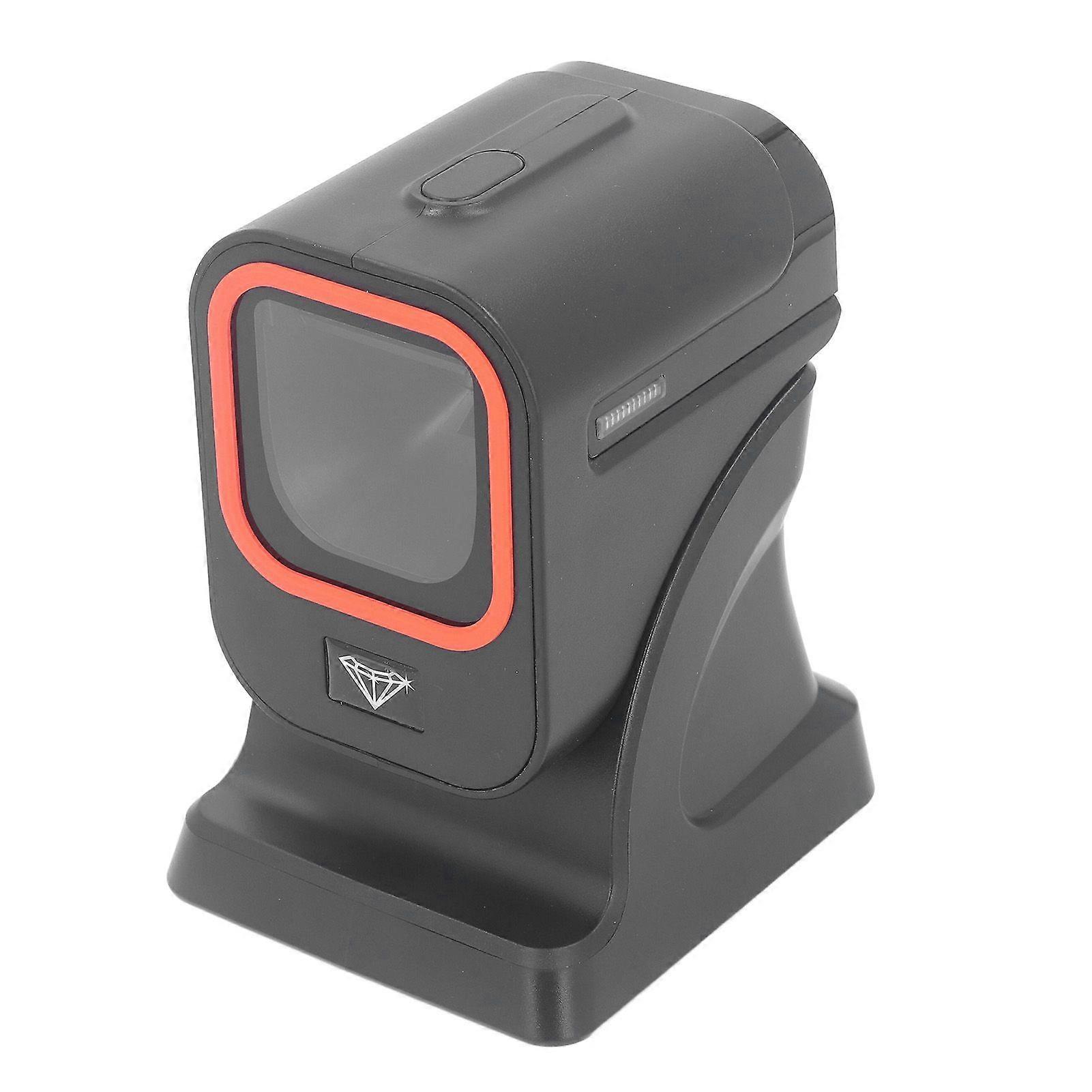 1D 2D Desktop Barcode Scanner Automatic Sensing QR Code Reader for Warehouse Supermarket Retail Store