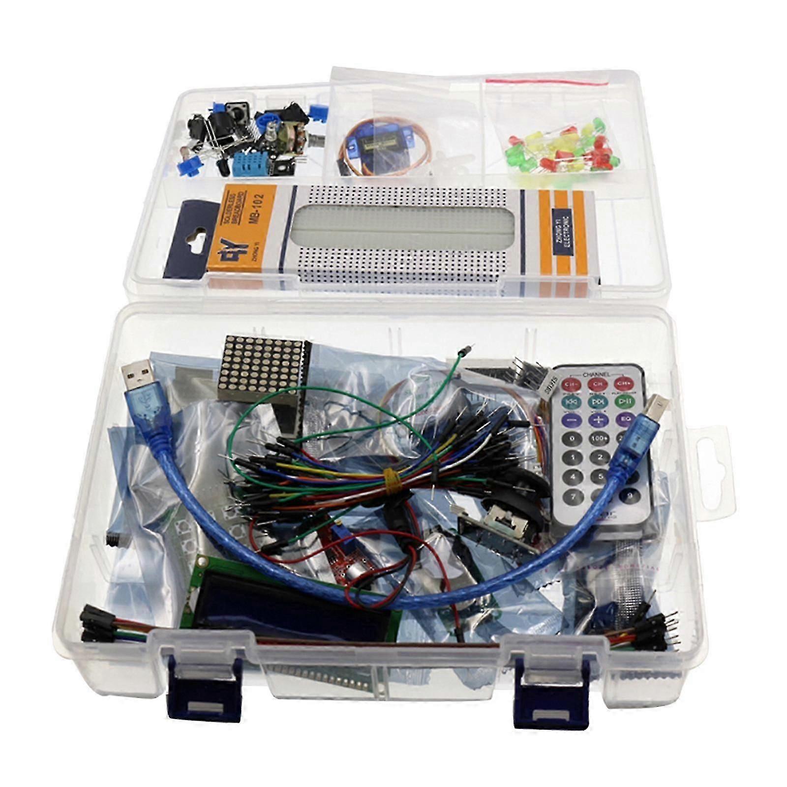 The Most Starter Kit Compatible with R3 Controller Board, LCD 1602, Servo