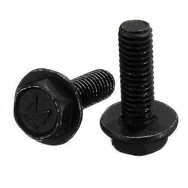 10pcs M6x20mm Hex Thread Screw Cutting Machine Left Tooth Vis Bolt