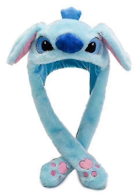 Rabbit Hat Ear Moving Jumping Hat Funny Bunny Plush Hat Cap_a