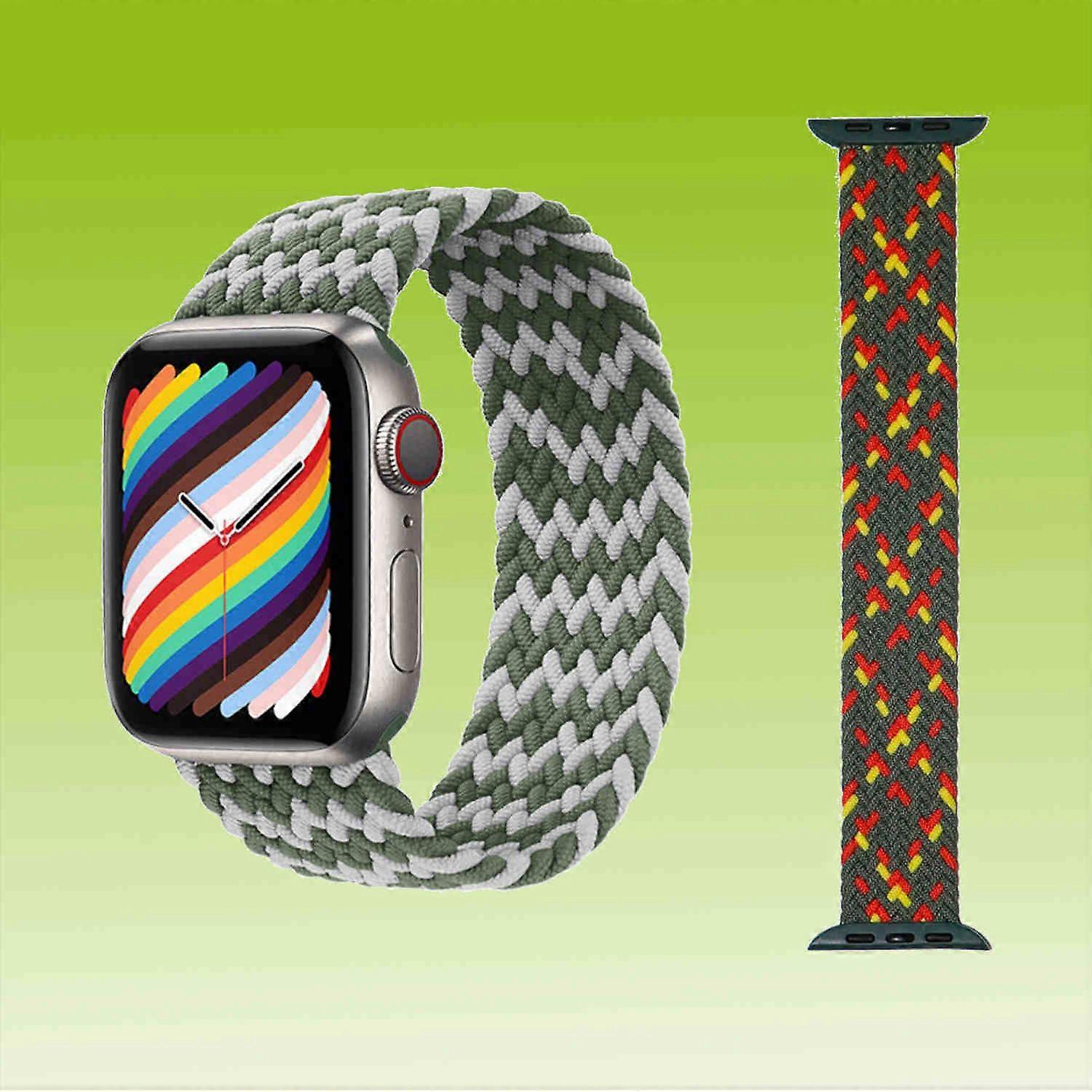 Replacement Nylon Watch Band for Apple Watch Series 10 42mm / 9 8 7 41 / 6 SE 5 4 40 / 3 2 1 38mm