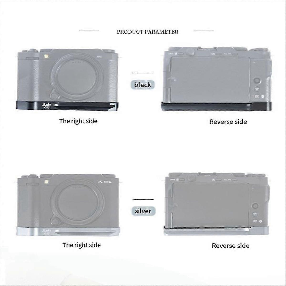 JLwin for Fuji Camera Quick Release Plate Quick Release Plate silver