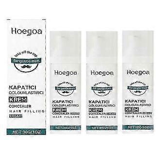 3X black Liquid Hair Concealer for Thinning and Bald Spots | Luxury Long-Lasting